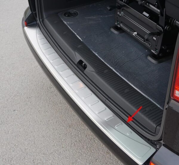 VW Transporter T6 RVS bumperbeschermer achterklep